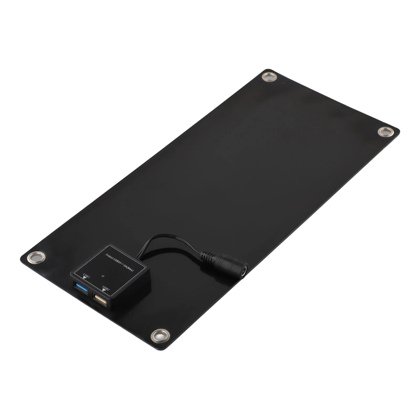 Outdoor Travel 60W Solar Panel Kit Epoxy Resin Lamination Advanced Polyethylene Coating Dark Blue Reflective Film