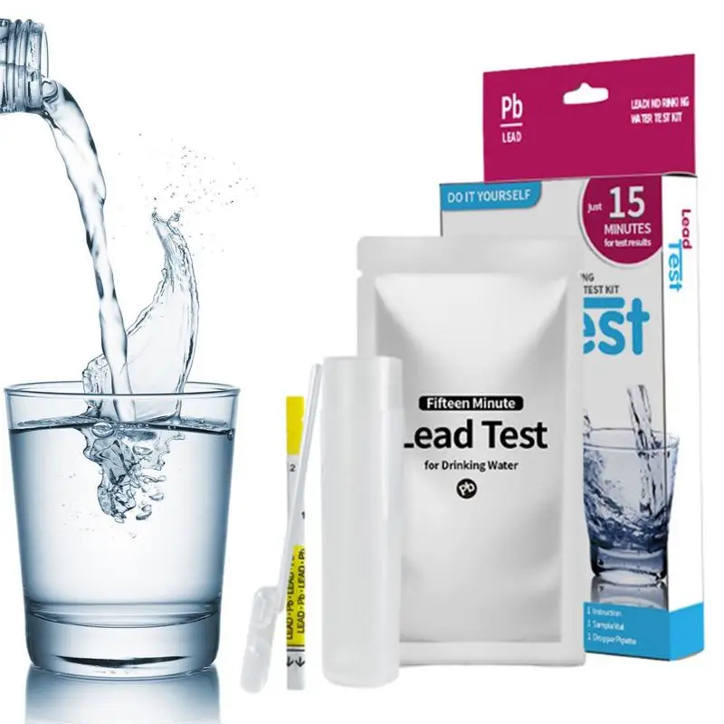 

Water Testing Kit For Drinking Water Pool Water Test Lead Test Chlorine PH Hardness Water Quality Drinking Water Test Kit