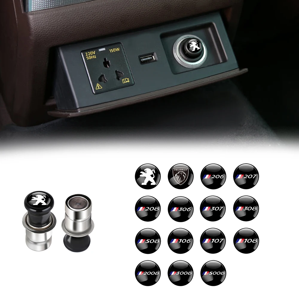 

1 шт. универсальная розетка для автомобильного прикуривателя 12 В для Peugeot 206 3008 308 307 106 407 208 207 107 2008 508 408