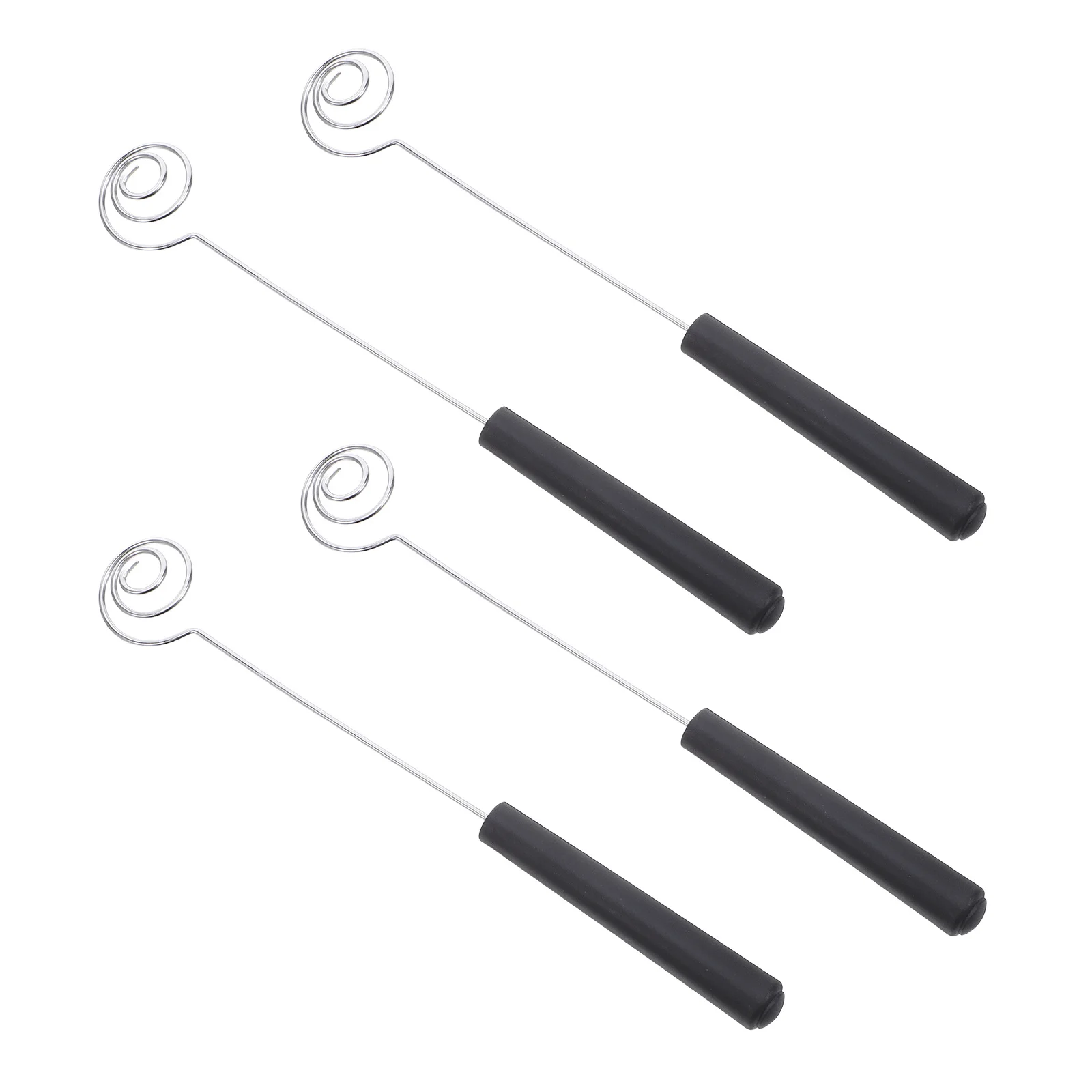 

4pcs Stainless Steel Chocolate Dipping Fork Spiral Candy Dipper Tool For Baking Decorating Supplies Reusable Dessert Utensil