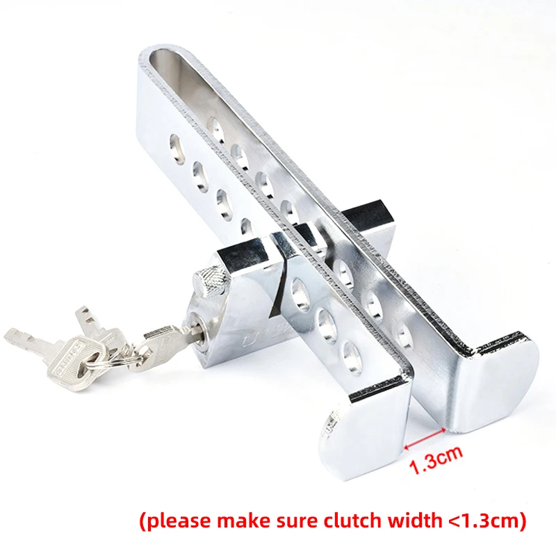 Universal Car Brake Clutch Pedal Lock Stainless Steel Isolator Throttle Accelerator Security Products Interior Auto Accessories