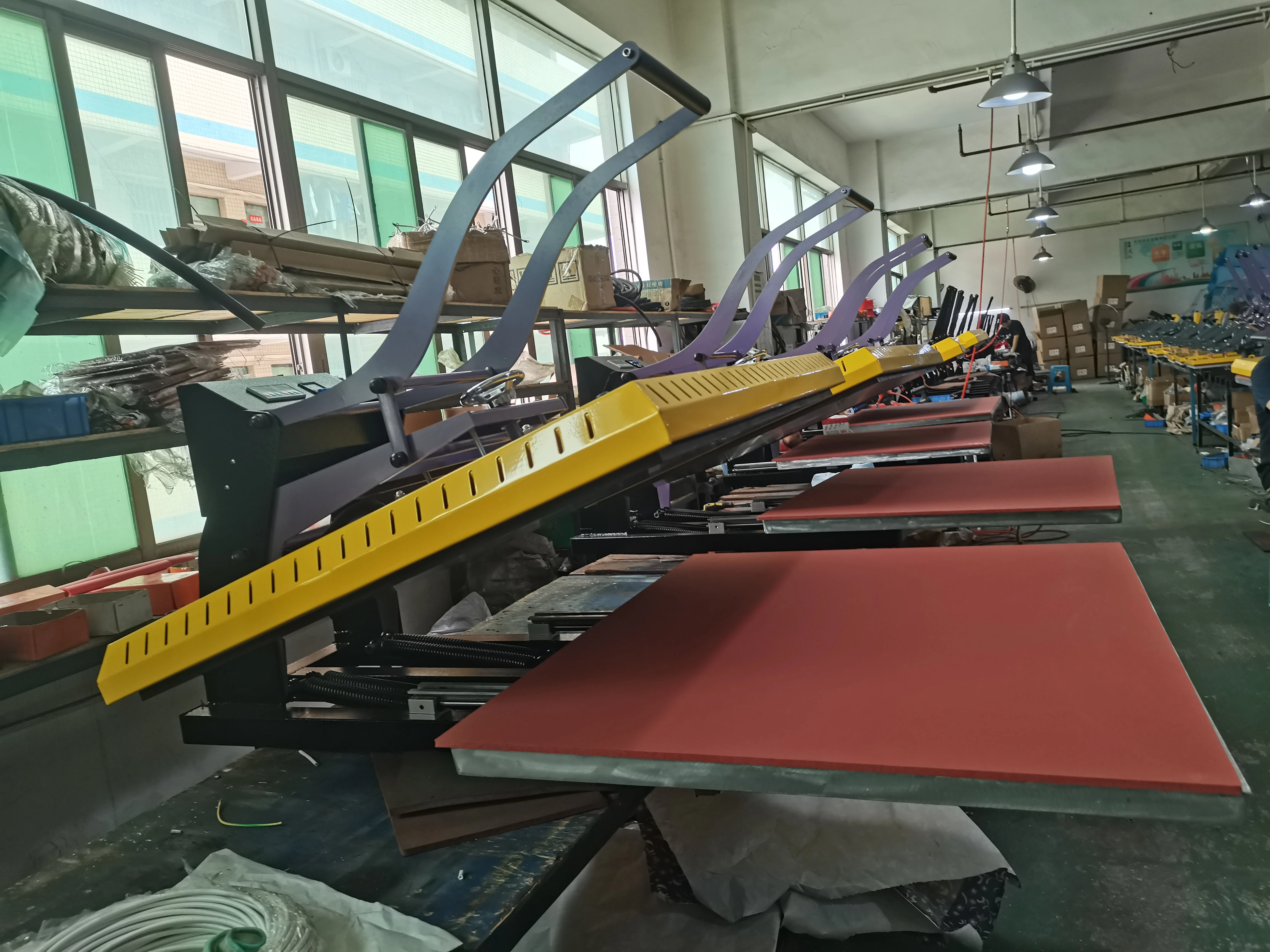 Big Format Shirts Printing Hot Transfer Equipment Sublimation Heat Press Textile Machine