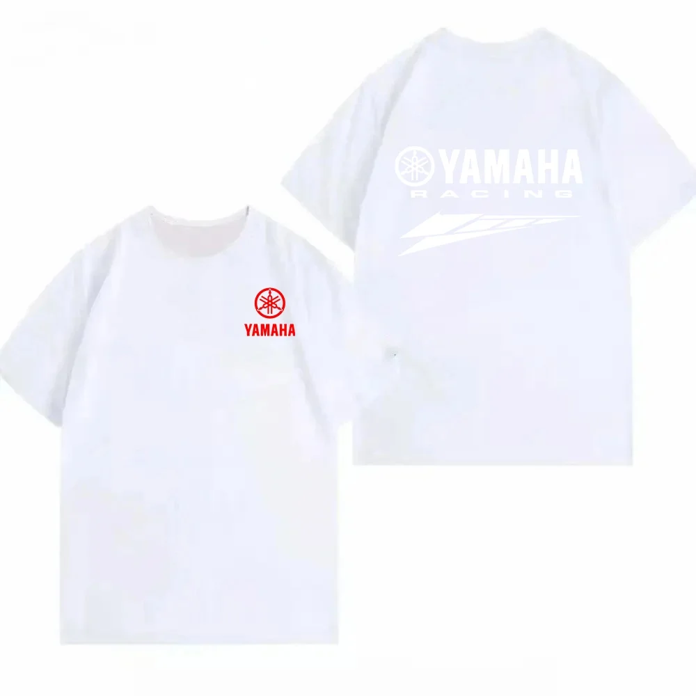 Yamaha Men's Cotton Casual Comfort Top T-Shirt Racing Brand Lovers Retro Summer Casual Street Clothing Casual Comfort Top
