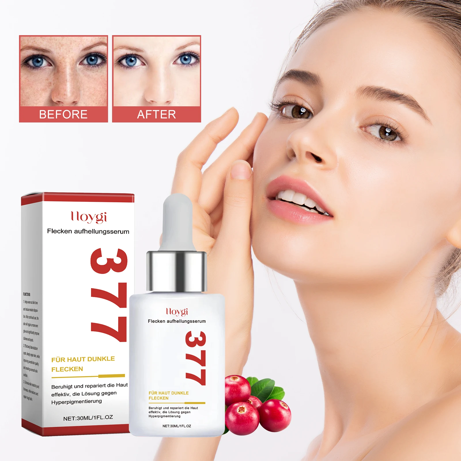 Face care essence cleanses and brightens skin care, moisturizes and moisturizes essence