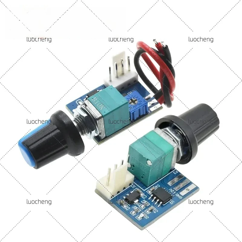 5pcs for Computer Chassis Fan PWM Speed Controller 12V Single Channel 4 Pin Low Power Silent Fan Governor