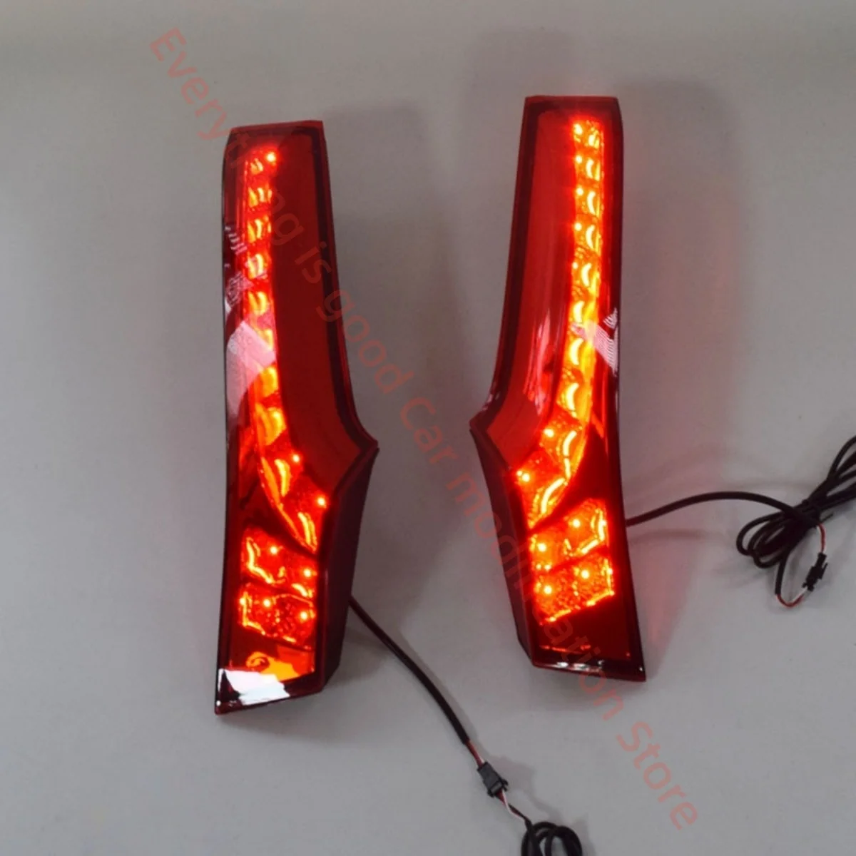 For Honda Fit 2014 Rear pillar light Tail lights assembly Modding Brakes Driving light 3 generation Fit Rear bumper pillar light