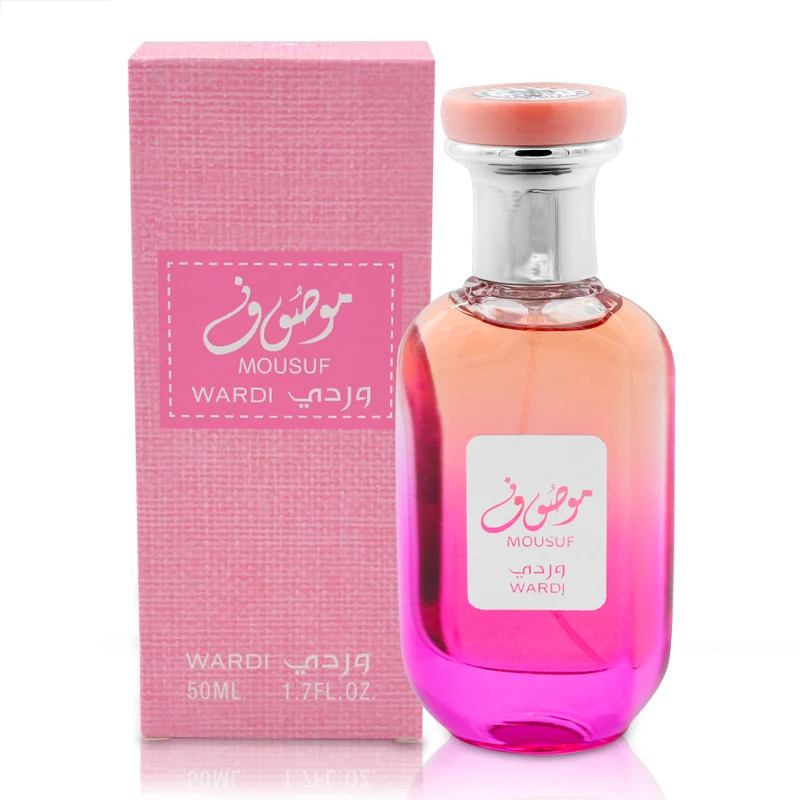 50ML/1.7FL.OZ Mousuf Wardi Eau de Parfum Spray for Women, Floral & Fruity Rich Smell Perfume Long Lasting Fragrance EDP