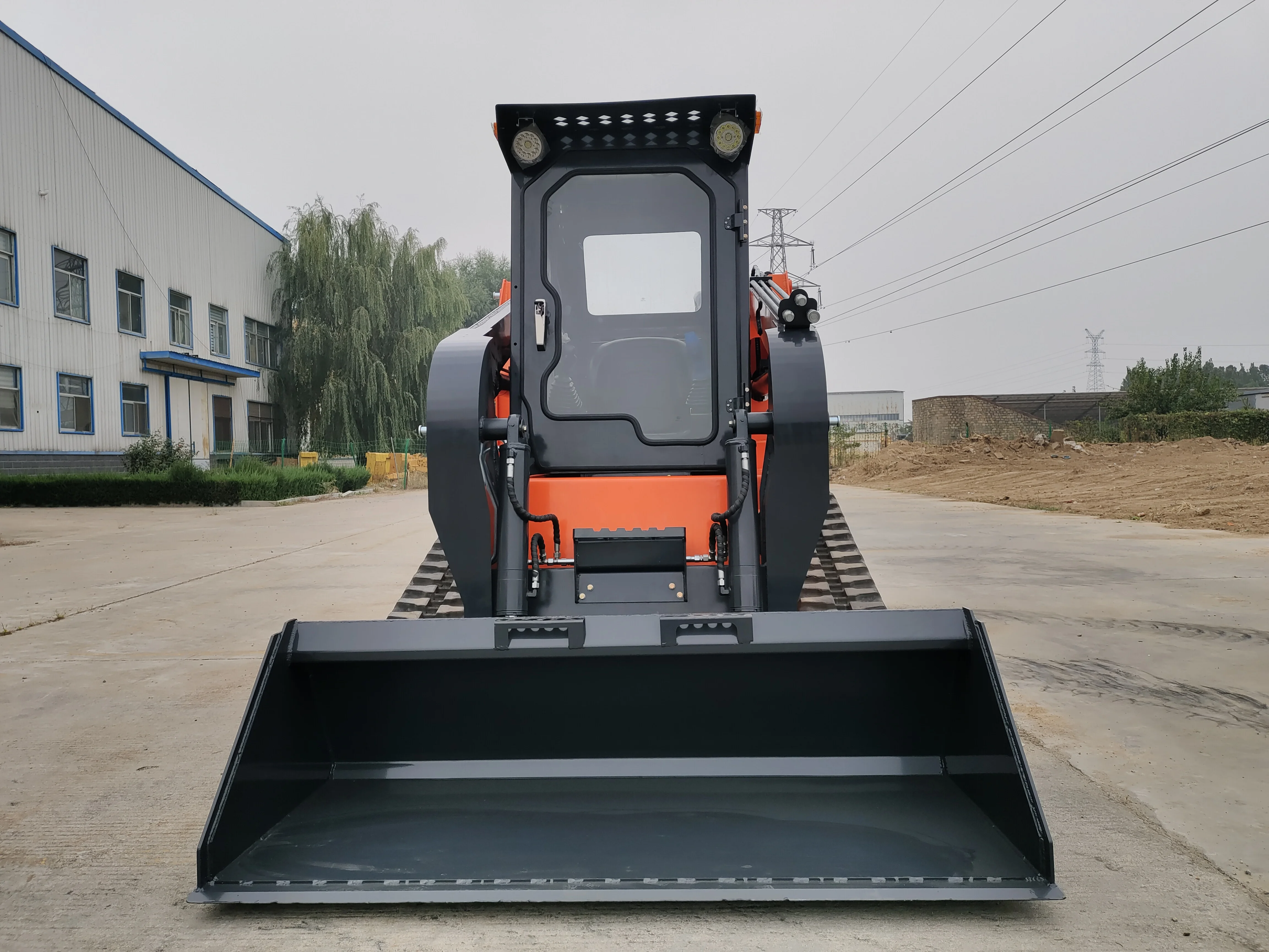 6.5-Ton Heavy Construction Mini Crawler Loader with New Condition Skid Steer and Log Loader 1 Year Warranty
