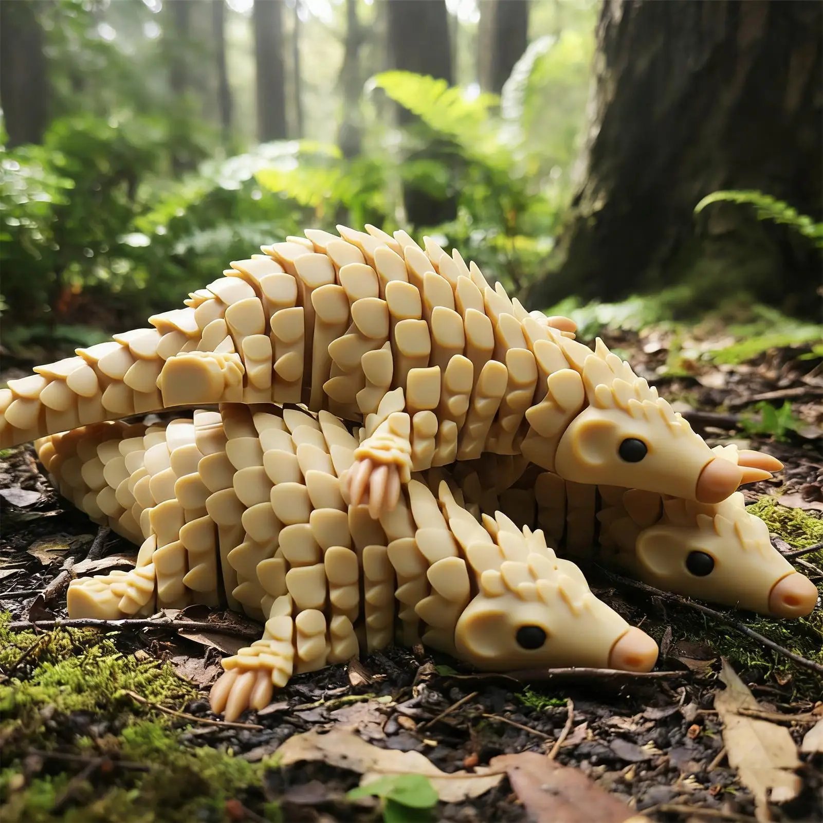 3D Printed Pangolin Movable Joint Decoration Figurine Model Desktop Ornament pangolin model Collectibles birthday gift for kids