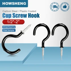 HOWSHENG 10-30pcs Cup Screw Hook 1/2