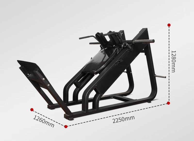 YY- inverted pedal machine Commercial gym special leg trainer Comprehensive strength equipment Inverted pedal oblique squat