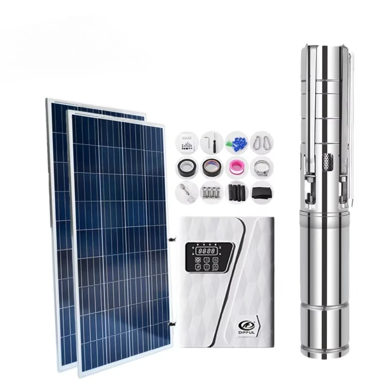 

10hp Submersible Water Pump Borehole Pump Solar Irrigation System for Agriculture
