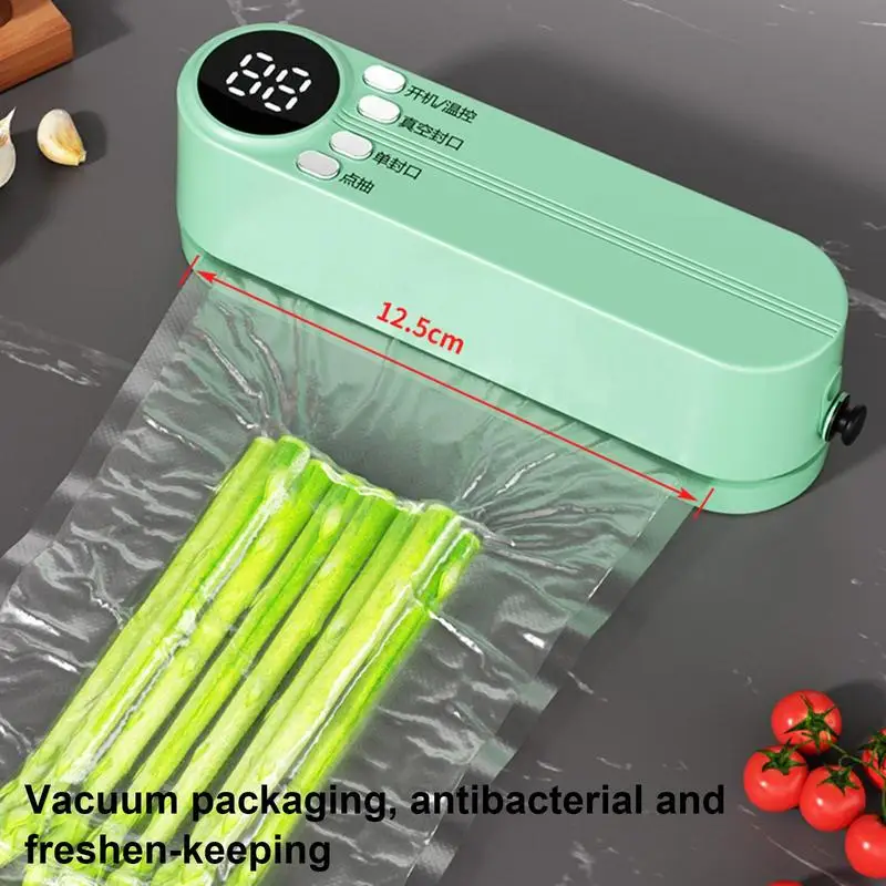 

Heat Sealing Tool Rechargeable Vacuum Machine Portable Bag Sealing Machine Food Saver For Home Kitchen