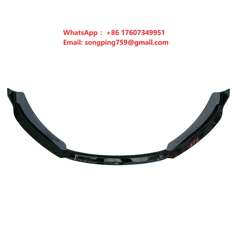 Car Front Bumper Splitter Lip Diffuser Body Kit Spoiler Deflector Lips Diffuser Guard Protection for BYD Han EV 2022-2023
