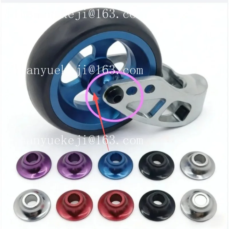 1 pair Multiple Colors Wheelchair Accessories Performance Caster Spacers Prevent Hair And Dust From Being Trapped By The Casters