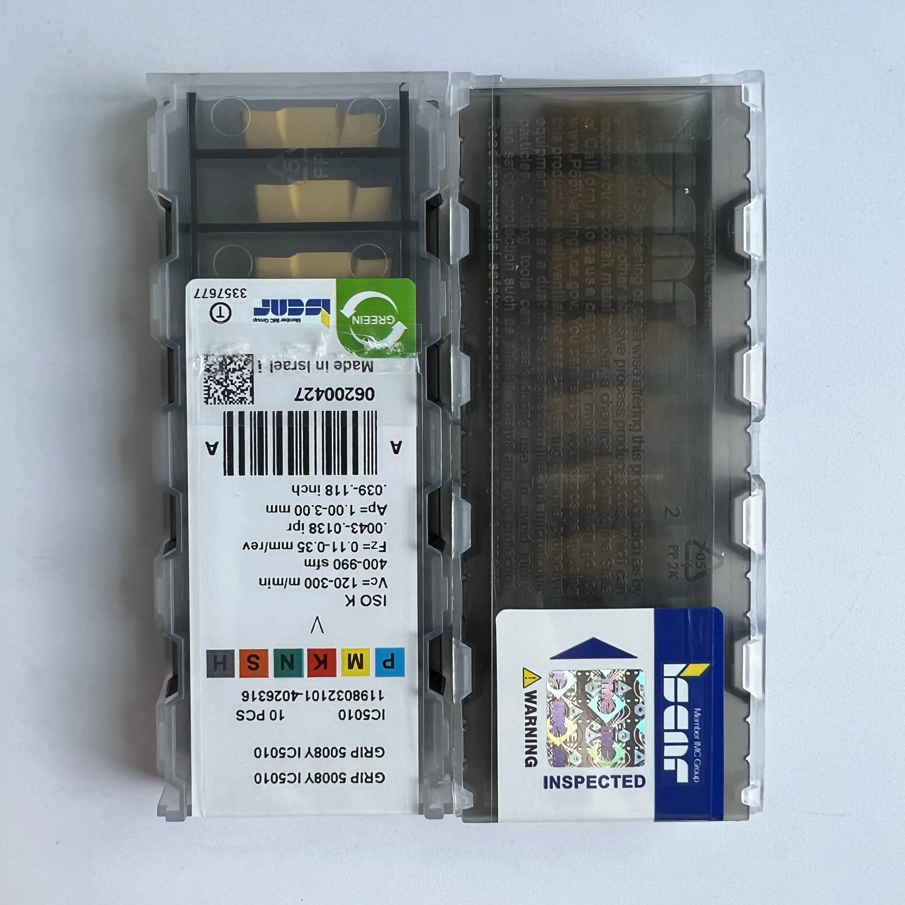 

Carbide inserts for lathe GRIP5008Y IC5010