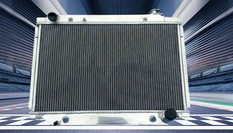 Aluminum radiator For LANDCRUISER 80 SERIES FJ80R FZJ80R 4.2 4.5L 6Cyl 1993-1997 1993 1994 1995 1996 1997 93 94 95 96 97