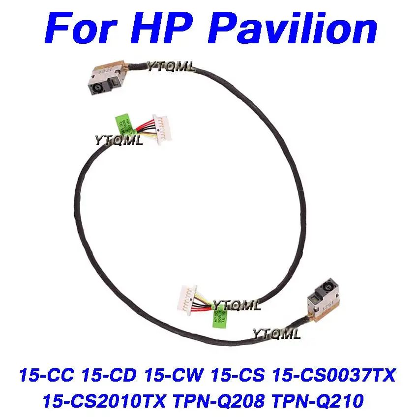 

1Pcs DC Power Jack cable For HP Pavilion 15-CC 15-CD 15-CW 15-CS 15-CS0037TX 15-CS2010TX TPN-Q208 TPN-Q210 laptop Flex Cable