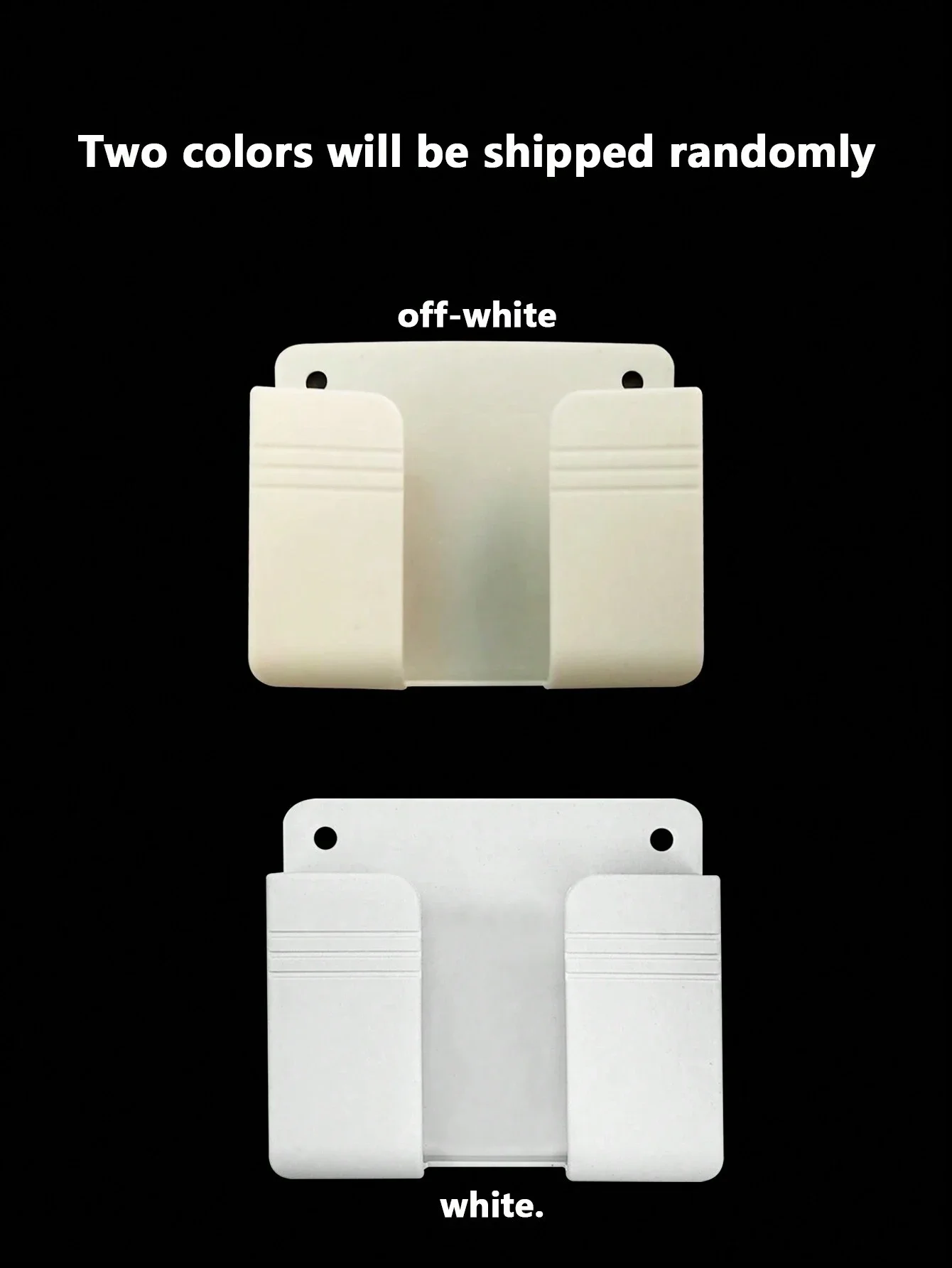 1 soporte para teléfono montado en la pared.