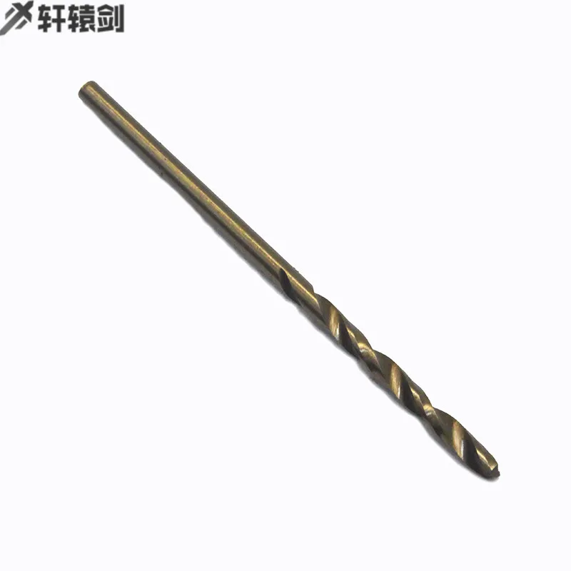 10PCS 3.1 3.2 3.3 3.4 3.5 3.6 3.7 3.8 3.9 4.0 mm HSS-CO M35 Cobalt Steel Straight Shank Twist Drill Bits For Stainless Steel