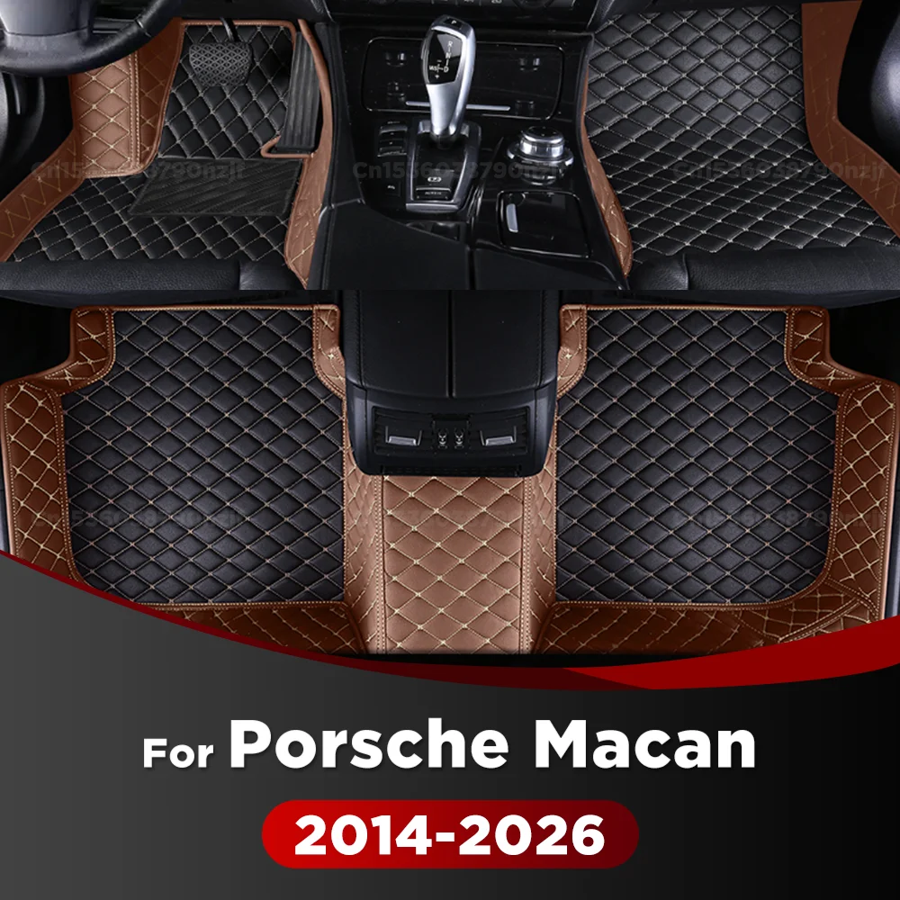 

Для Porsche Macan 2014-2026 25 24 23 22 21 20 19 18 17 16 Автомобильные коврики на заказ Автомобильные подушечки для ног Ковровое покрытие Аксессуары для интерьера