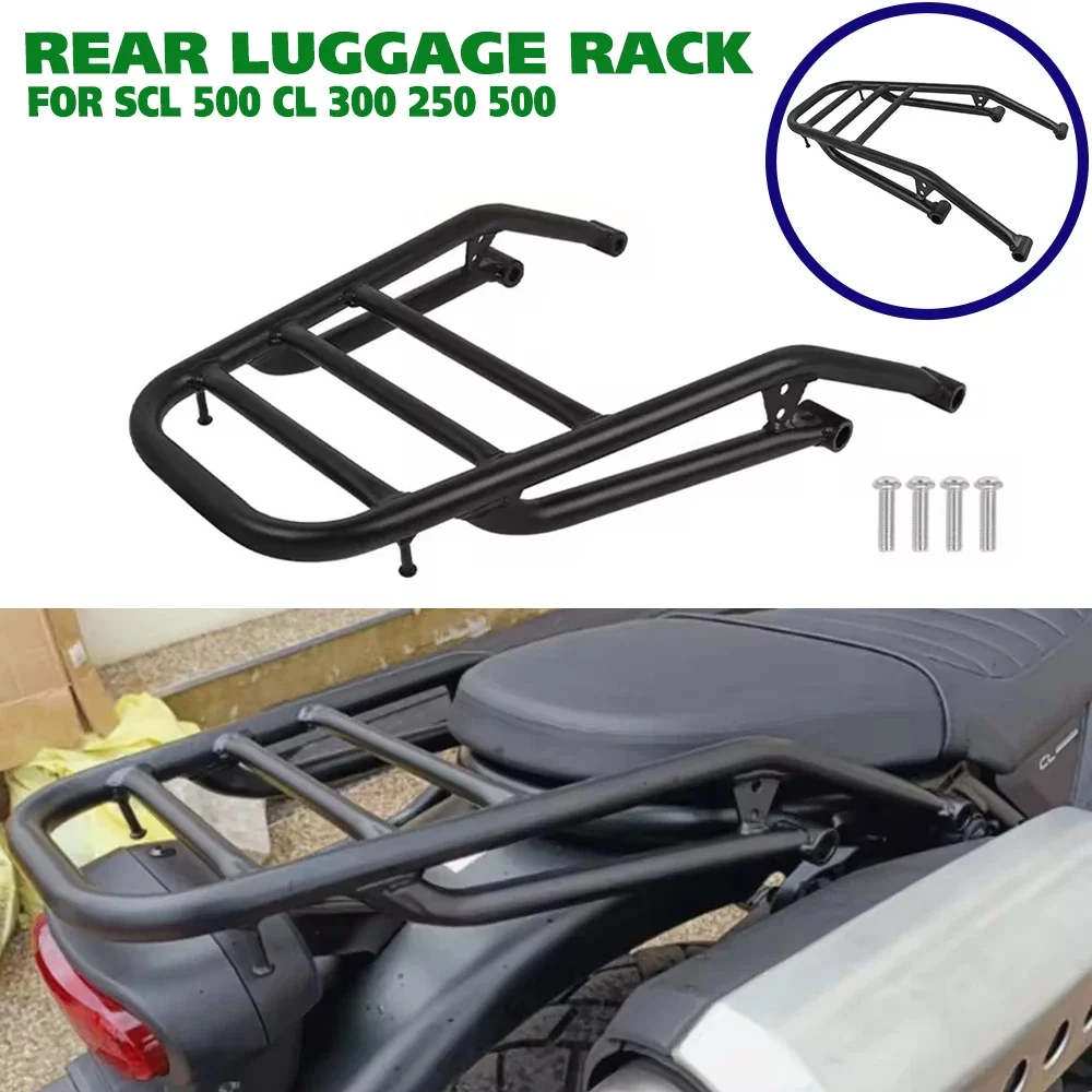 

For Honda CL250 CL300 CL500 CL 250 300 500 2023-2024 Luggage Rack Saddlebag Rear Tail Rack Top Box Case Suitcase Carrier Board