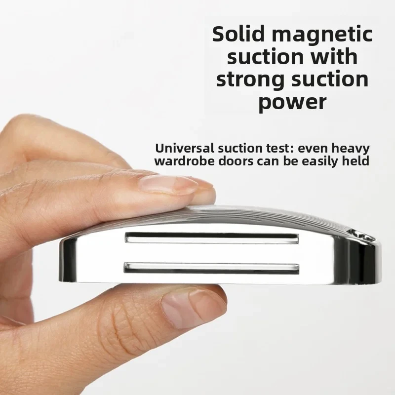 Drill-Free Magnetic Cabinet Locks No-Punch Lock Magnet Closures Buckle for Kitchen Bedroom Cabinet Door Magnetic Strips Drawer L - view 5