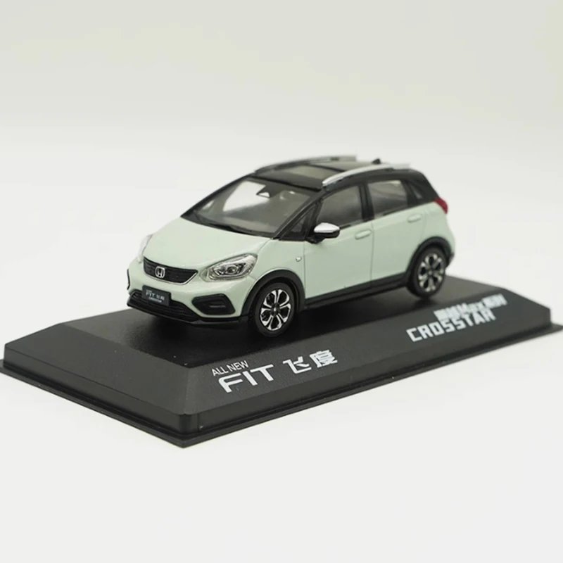 Diecast 1/43 Scale Honda FIT 4th Generation Simulation Alloy Car Model Collection Souvenir Display Ornaments Vehicle Toy