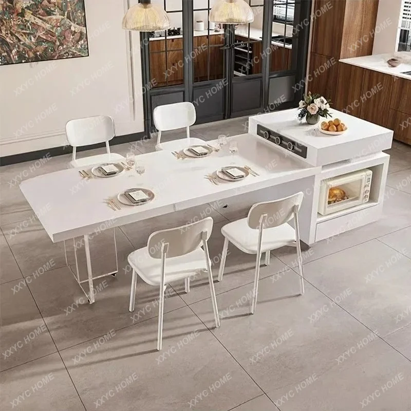 XX Cream Style Dining Tables Multi Functional Minimalist Design Luxury Dining Tables Homestay Home Furniture