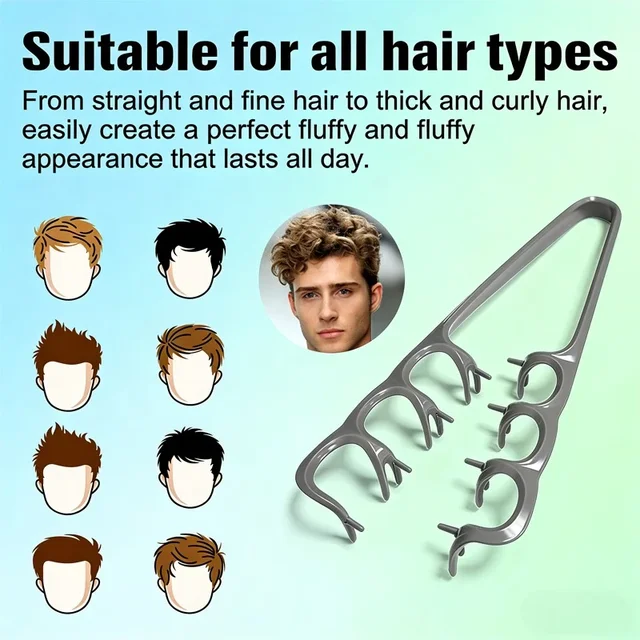 Volumizing Detangling Hair Comb for Men Wide Tooth Styling Tool for Curly Wavy All Hair Types Fluffy Texture Salon Styling Brush 5 Volumizing Detangling Hair Comb for Men Wide Tooth Styling Tool for Curly Wavy All Hair Types Fluffy Texture Salon Styling Brush 5