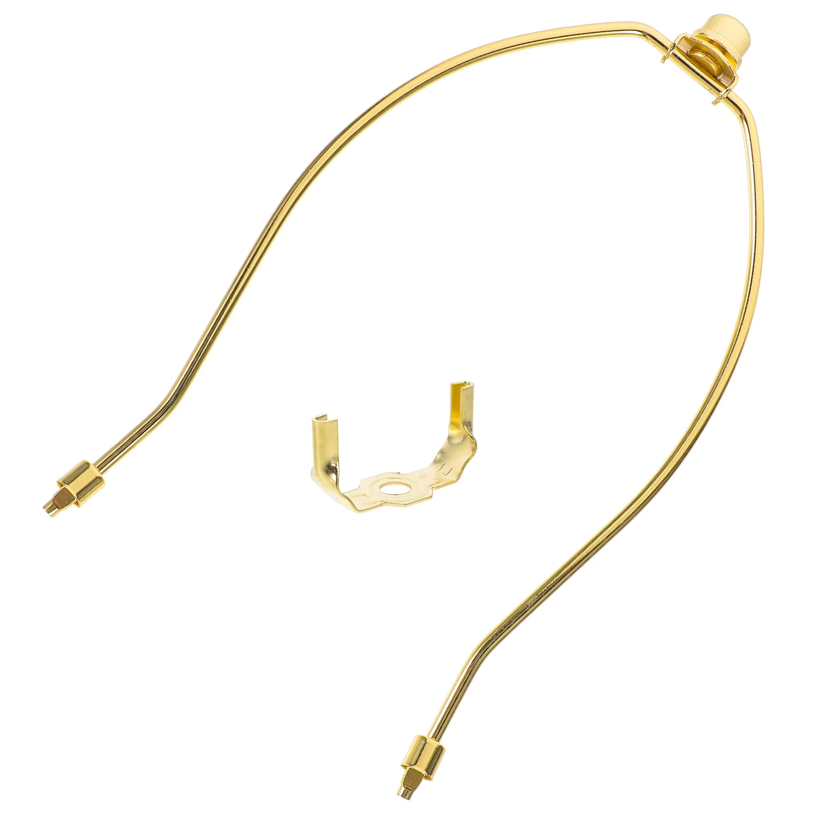 عاكس الضوء قوس دعم قوي مادة الحديد دائم تصميم أنيق الطابق الجدول مصباح طقم تصليح غطاء المصباح عدة #2