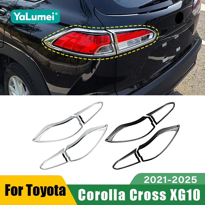 

Для Toyota Corolla Cross XG10 2021 2022 2023 2024 2025 гибридный задний фонарь автомобиля, рамка, накладка на задний фонарь, автоаксессуары