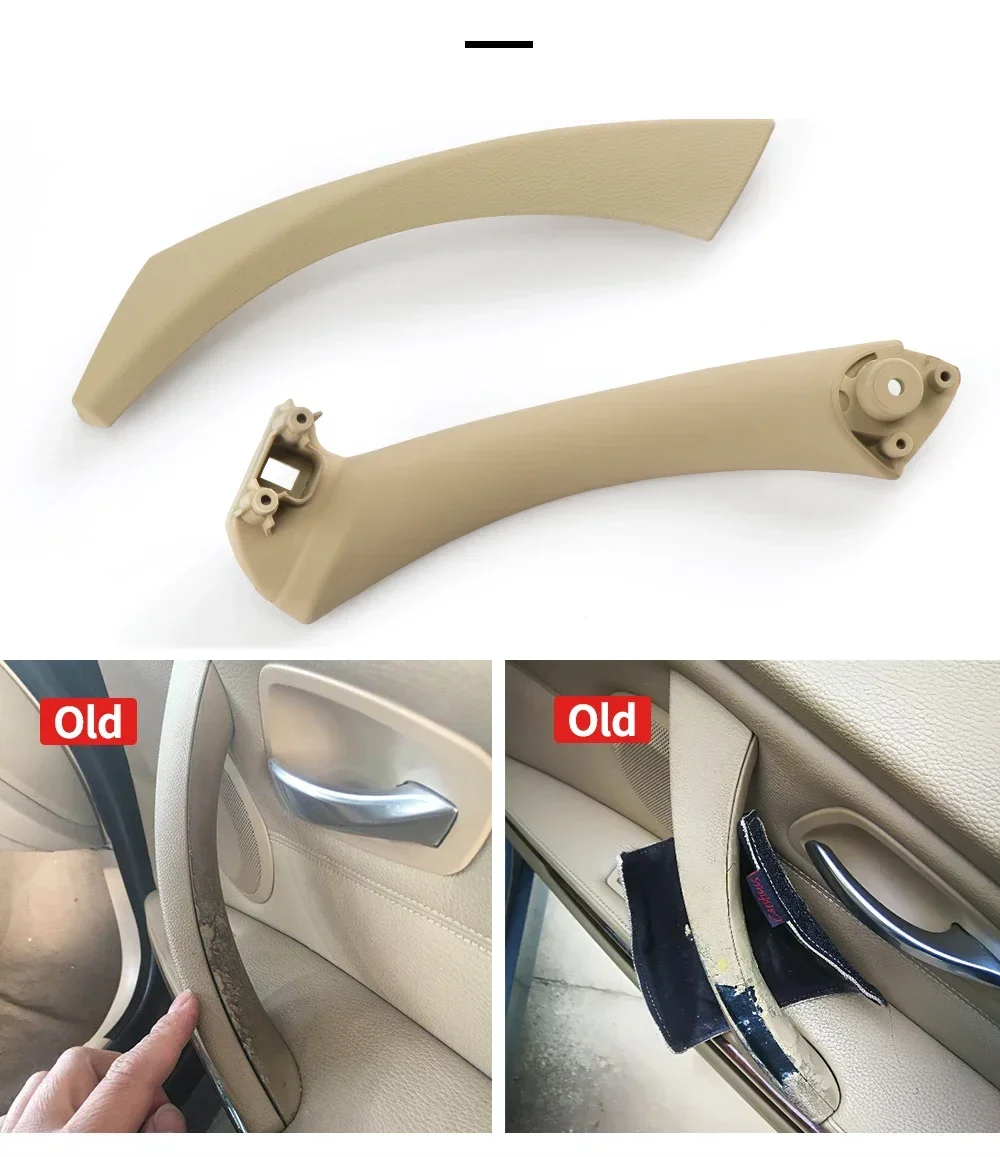 Links Rechts Auto Innen Türgriffe Abdeckung Trim Für BMW 3er E90 E91 E92 E93 2005-2012 316 318 320 325 328i – Detail 5