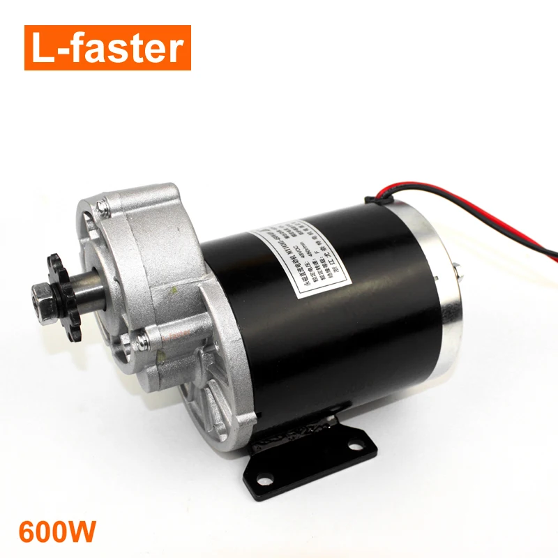 Electric Tricycle Brushed Gear Motor, Unite My1020z, 10T Sprocket Fit, DIY, 36V, 48V, 600W