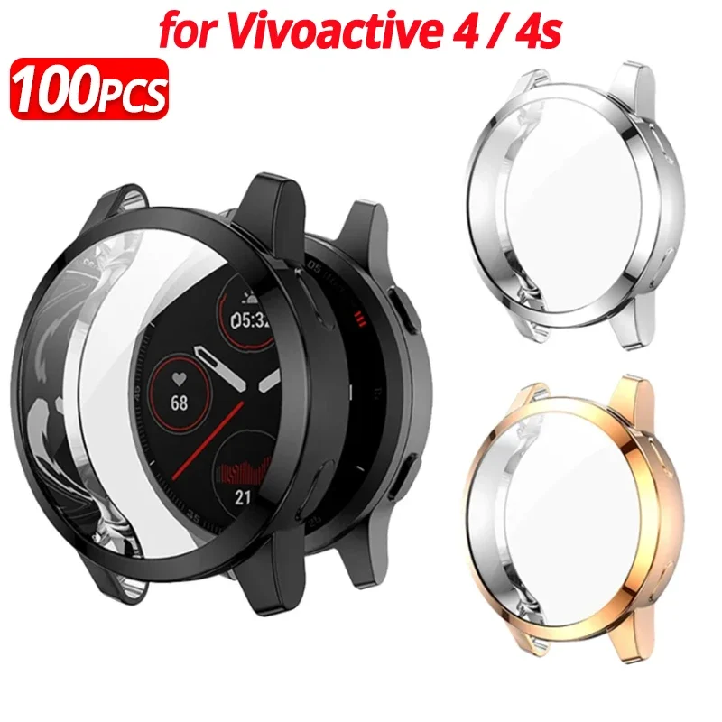 100pcs/Pack TPU Case for Garmin Vivoactive 4S 4 /Venu 2 2S Protector Case Cover Shell Vivoactive 4 4s Watch Protective Bumper