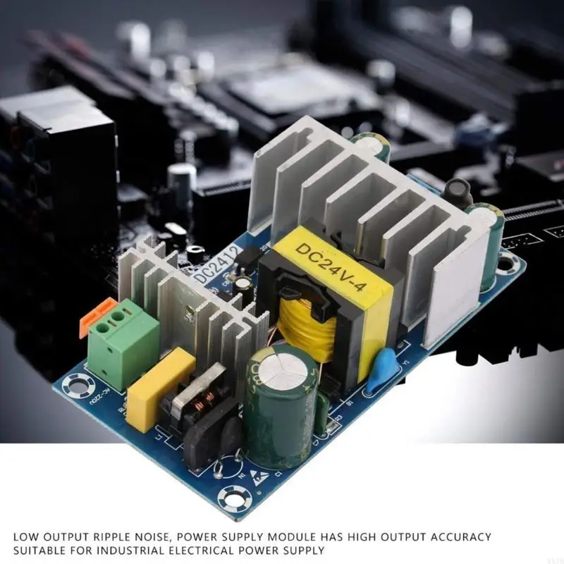 HighPower Switching Power Supply Module Panel Splitter for Industrial Automation Robust Equipment Operation 24V 4A 100W 