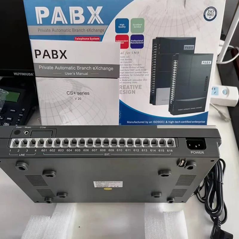 Telephone PABX / Phone PBX / Switchboard / CS416 Telephone Exchanger For Office Phone System