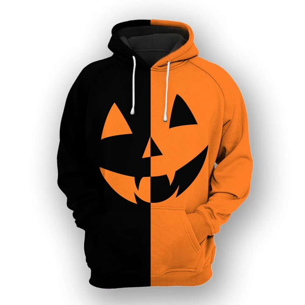

Halloween Party 3D Printing Hoodies For Men And Women Witch Pumpkin Graphic Sweatshirt Hooded Clothing Comfortable Creative Top