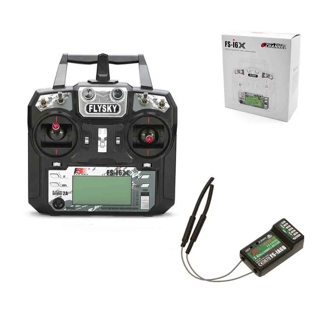 

Flysky FS-i6X 2.4G 10CH AFHDS 2A Radio RC Transmitter With iA6B Receiver