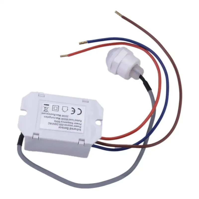 

Встроенный инфракрасный датчик человеческого тела, выключатель света, внутренний потолочный шкаф, мини-детектор движения PIR, 360° °