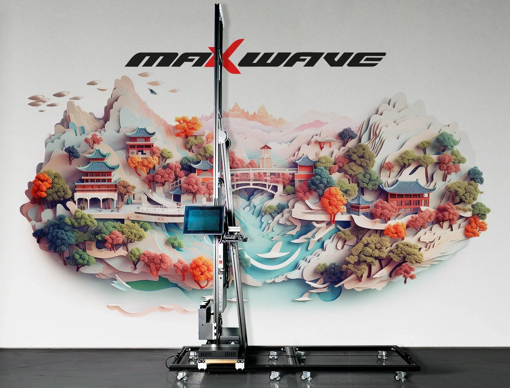 Portable Wall Art Printer CMYKW UV INK 3D Wall Mural Printer Machine Wallprinter China Factory Price