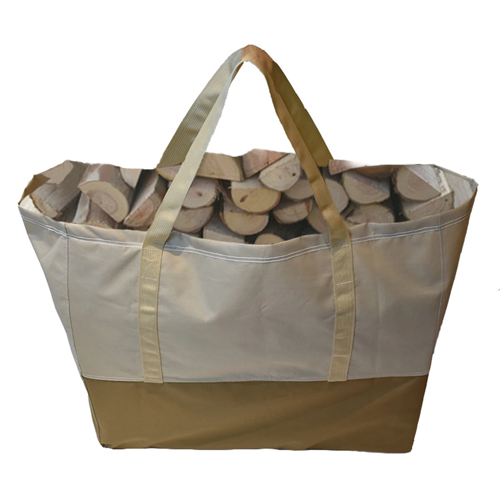 Firewood Storage Bag Oxford Cloth Outdoor Heavy Duty Stain-resistant Wear-resistant Scratch-resistant Durable Logging Bags