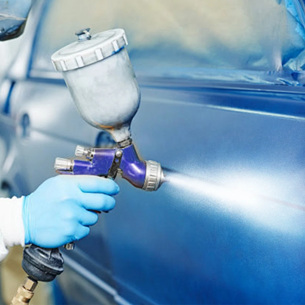 Mini Air Paint Spray Guns For Painting Car Aerograph Spraying Gun Mini Air Paint HVLP Spray Gun 1.0mm Nozzle Airbrush