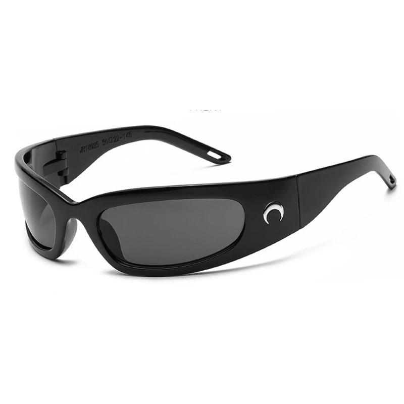 AliExpress Samjune New Moon Rectangular Sunglasses for Women Men Retro Outdoor Cycling Sports Hip Hop Punk Sun Glasses UV400 Trend Shades