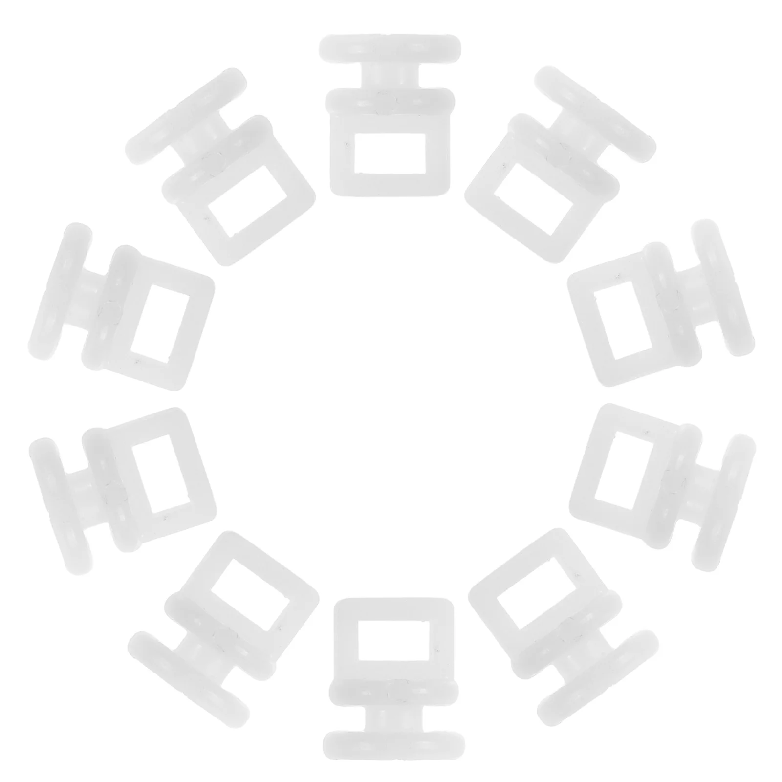 Crochets de rail de rideau, planeurs en plastique, lisses et silencieux, pour caravane, Bus, fenêtre, système de poulie de rail, 200 pièces