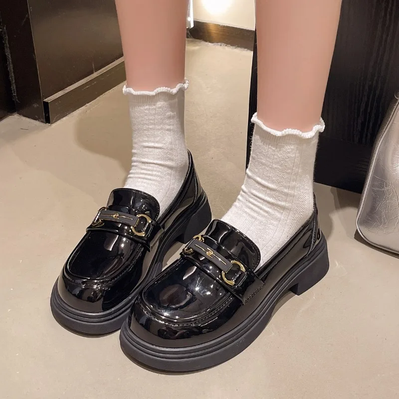 2025 Zapatos casuales y cómodos para mujer, zapatos informales de cuero para oficina para vacaciones, zapatos antideslizantes para mujer, zapatos Ж Dön Оь