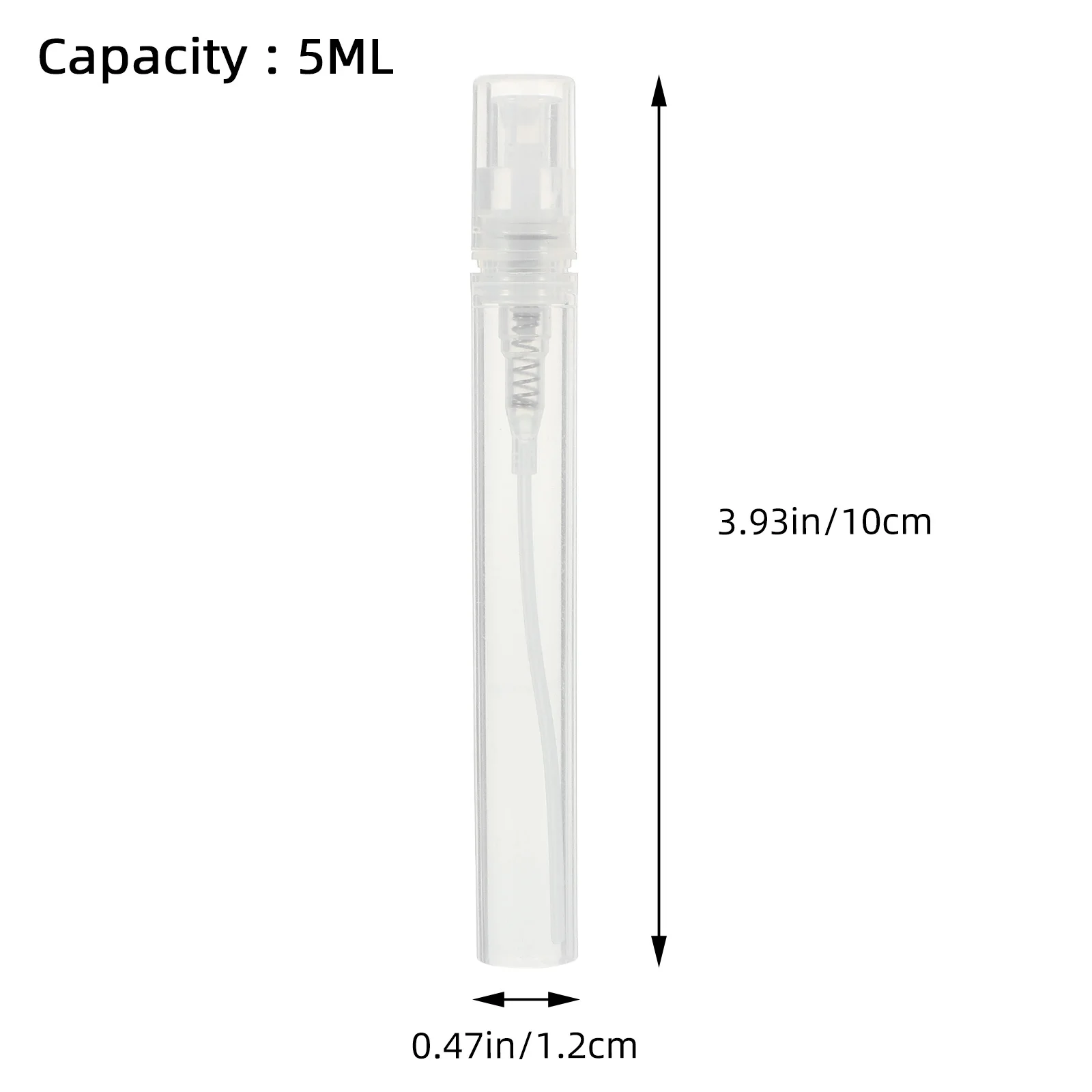 15 قطعة 5 مللي زجاجات رذاذ بلاستيكية متينة خفيفة الوزن للعطور الجسم ضباب السفر الصالة الرياضية محفظة السيارة تخزين زجاجة عطر