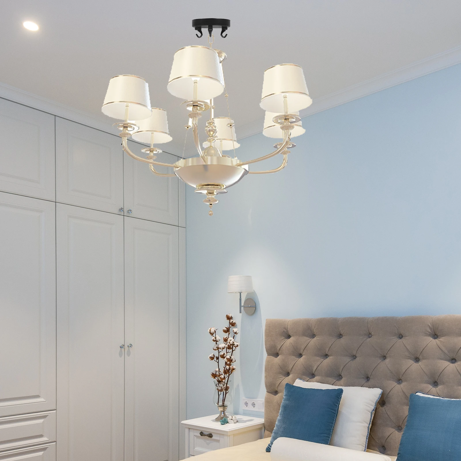 

Durable Rust Resistant Ceiling Plate Vintage Style Hook Lamp Holder Iron Bracket Retro Decorative Lights Cafes Bars Restaurants