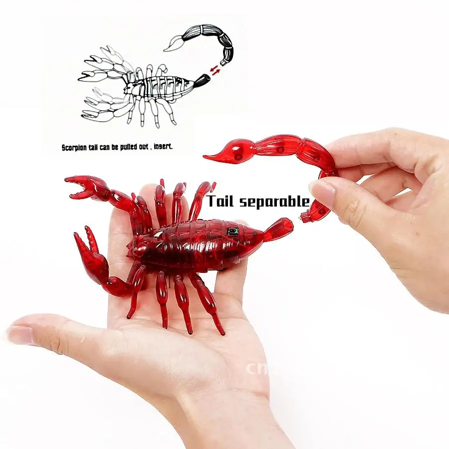 Niños infrarrojos, modelo de escorpión alto juguete animal presente para juguetes de simulación Control Animal RC escorpión niños remoto infrarrojo