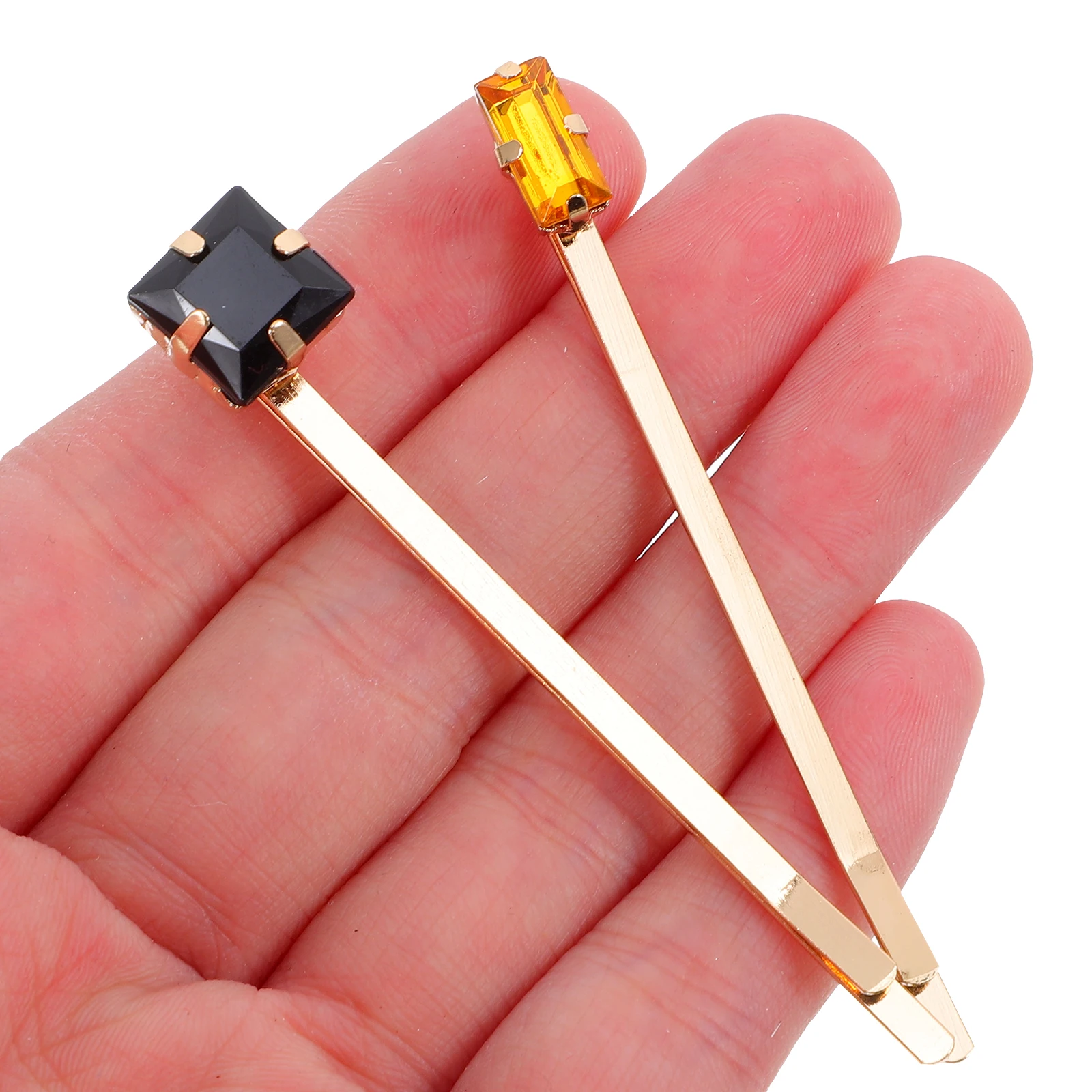 

5 Pcs Elegant Drill Hair Clips Set Fashion Barrettes for Women and Girls Accessories